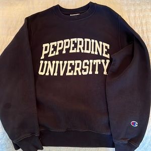 Navy Pepperdine Sweatshirt